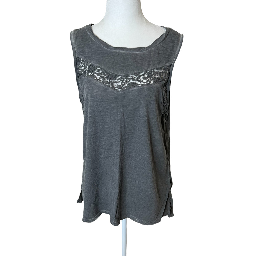 AMERICAN EAGLE OUTFITTERS Charcoal Grey Tank Top, size Medium